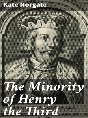 cover image of The Minority of Henry the Third